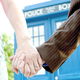 Illustration for article titled Doctor Who engagement photoshoot is seriously spot-on fantastic